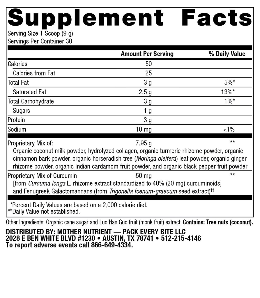 Organic Golden Collagen - Mother Nutrient
